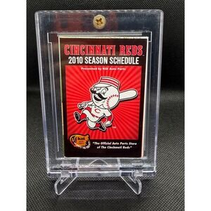 Cincinnati Reds 2010 Season Schedule Mr Redlegs KOI Auto Parts Goodyear Ballpark